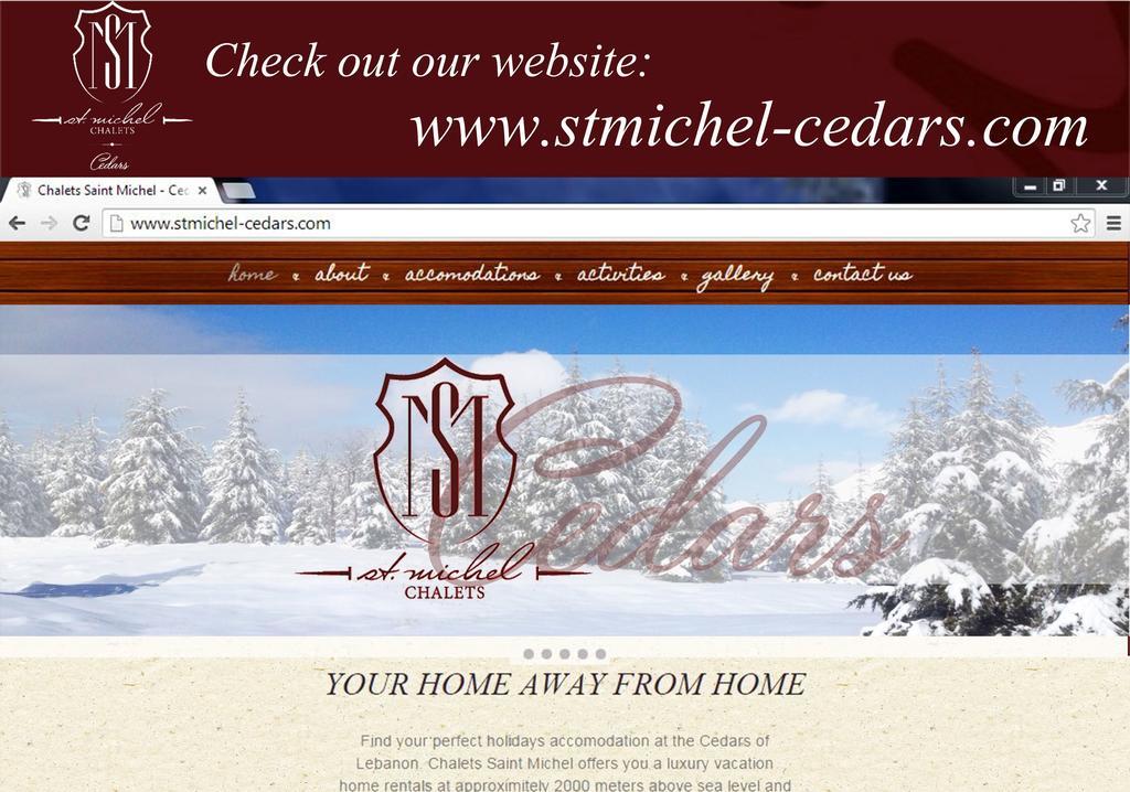 Saint Michel Chalets Al Arz Eksteriør billede
